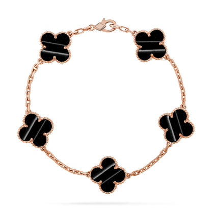 [Panda Jewelry] CLOVER 5 MOTIF PULSAR STONE BRACELET COLLECTION