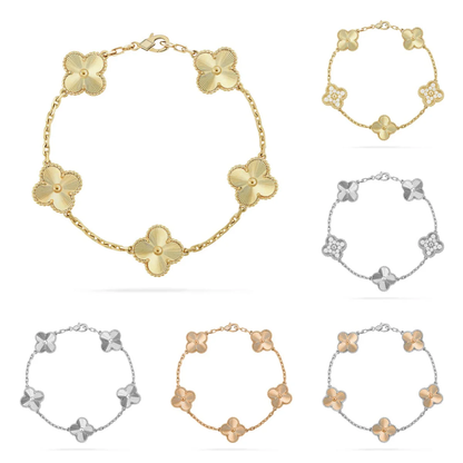 [Panda Jewelry] CLOVER 5 MOTIF LASER BRACELET COLLECTION