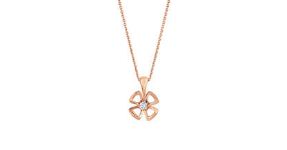 [Panda Jewelry]FIOREVER NECKLACE DIAMOND CENTER