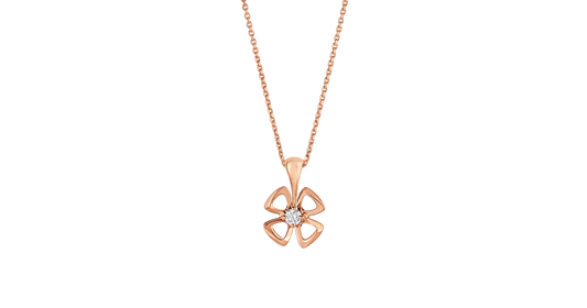 [Panda Jewelry]FIOREVER NECKLACE DIAMOND CENTER