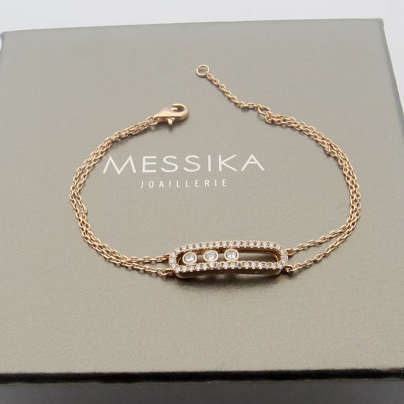 [Panda Jewelry] Move Classique pav茅 bracelet