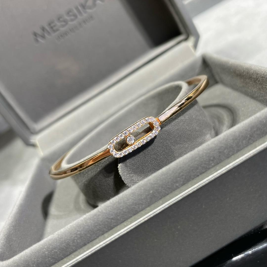 [Panda Jewelry]Move Uno pav茅 flex bangle medium