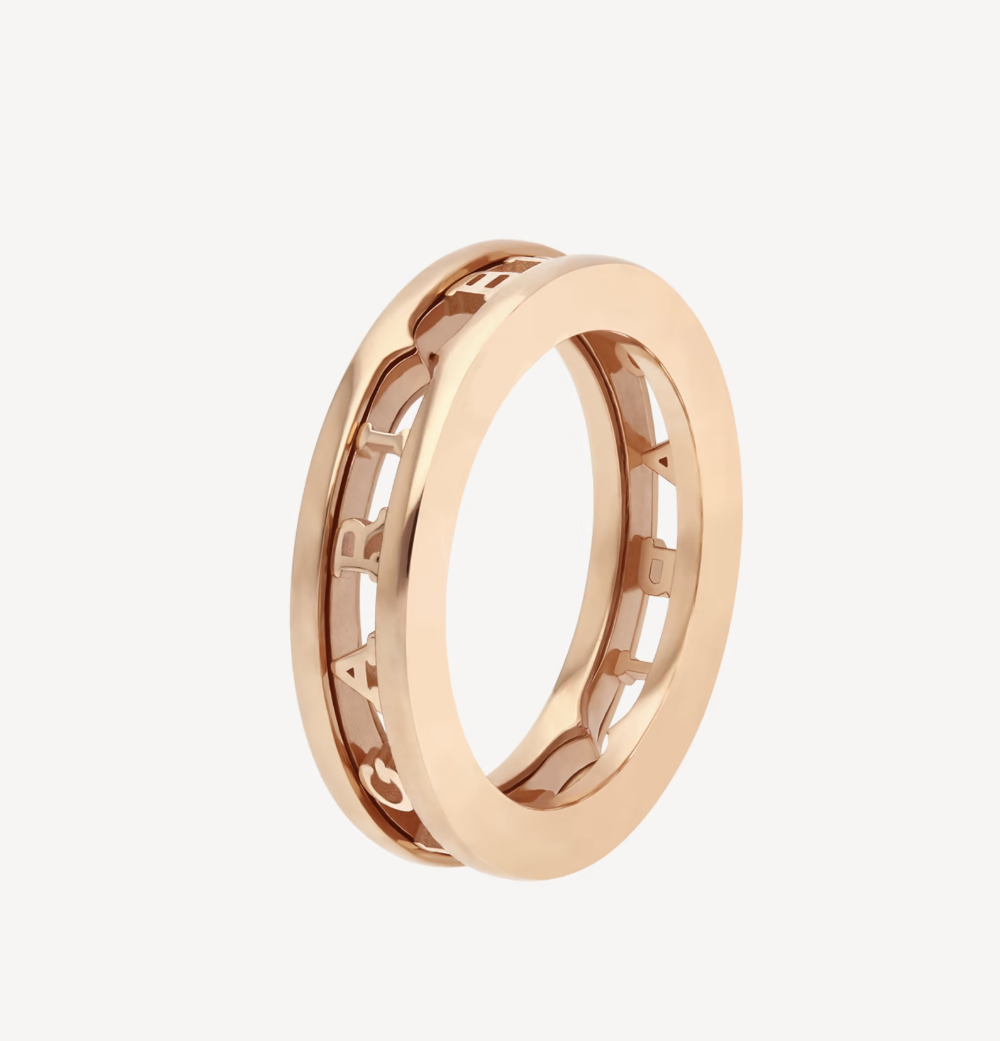 [Panda Jewelry]ZERO 1 ONE-BAND WITH OPENWORK LOGO SPIRAL RING