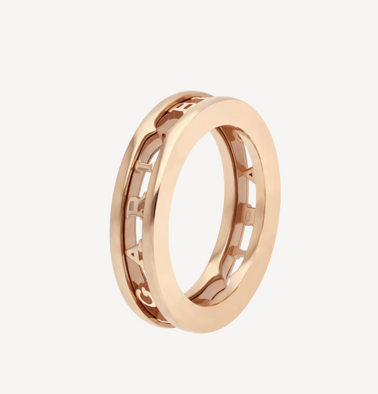[Panda Jewelry]ZERO 1 ONE-BAND WITH OPENWORK LOGO SPIRAL RING