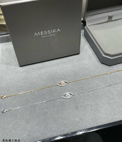 [Panda Jewelry]Lucky Eye Pave-Set Diamond Bracelet