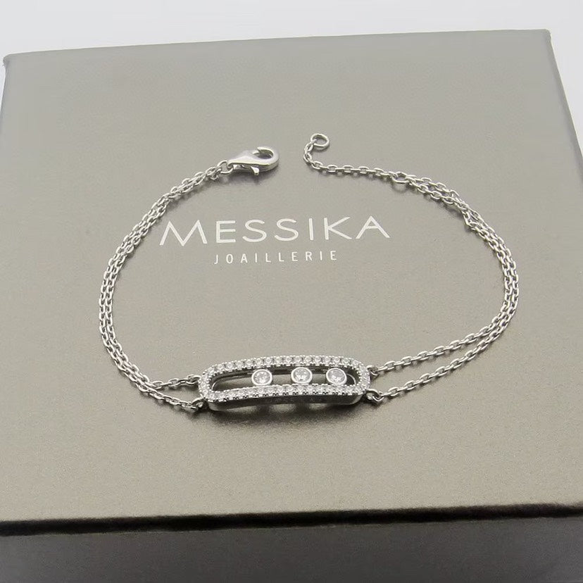 [Panda Jewelry] Move Classique pav茅 bracelet