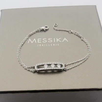 [Panda Jewelry] Move Classique pav茅 bracelet