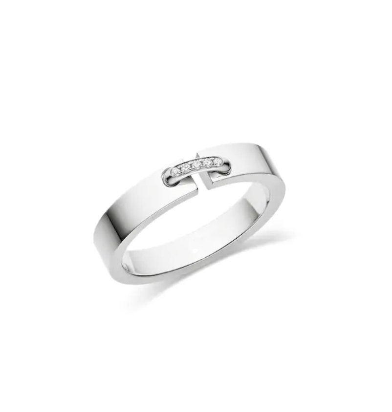 [Panda Jewelry]ALLIANCE LIENS VIDENCE DIAMOND 4MM RING