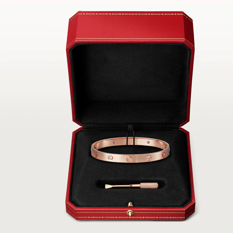 [Panda Jewelry]LOVE BRACELET 6.1MM 4 DIAMONDS