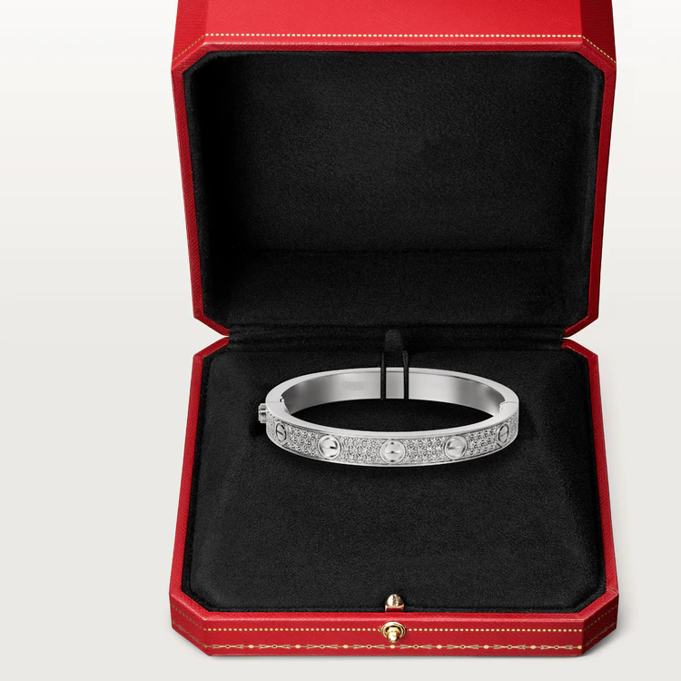 [Panda Jewelry]LOVE BRACELET 6.1MM DIAMOND-PAVED