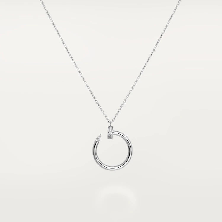 [Panda Jewelry]JUSTE NECKLACE SILVER