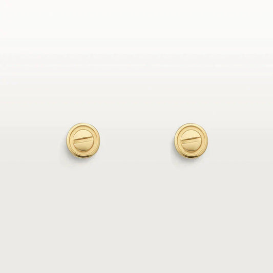 [Panda Jewelry]LOVE EARRINGS GOLD 10MM