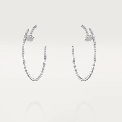 [Panda Jewelry]JUSTE EARRINGS FULL DIAMONDS 1.8MM