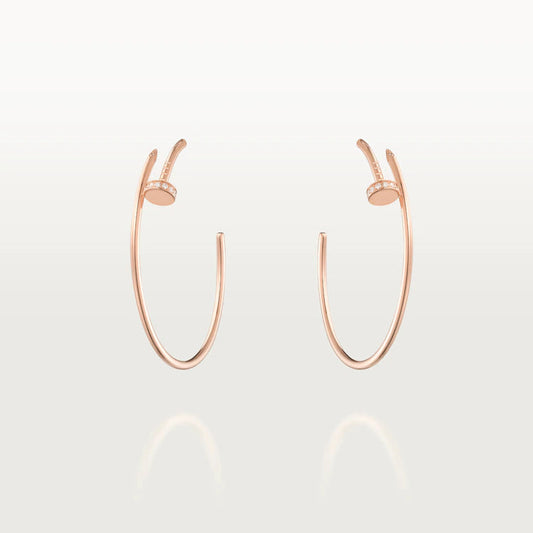 [Panda Jewelry]JUSTE EARRINGS DIAMONDS 1.8MM