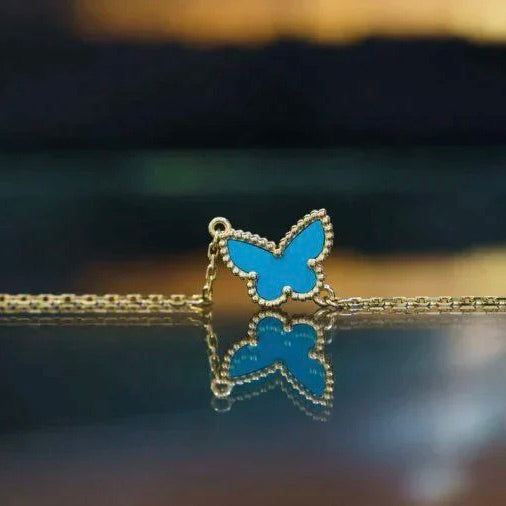 [Panda Jewelry]BUTTERFLY TURQUOISE BUTTERFLY BRACELET