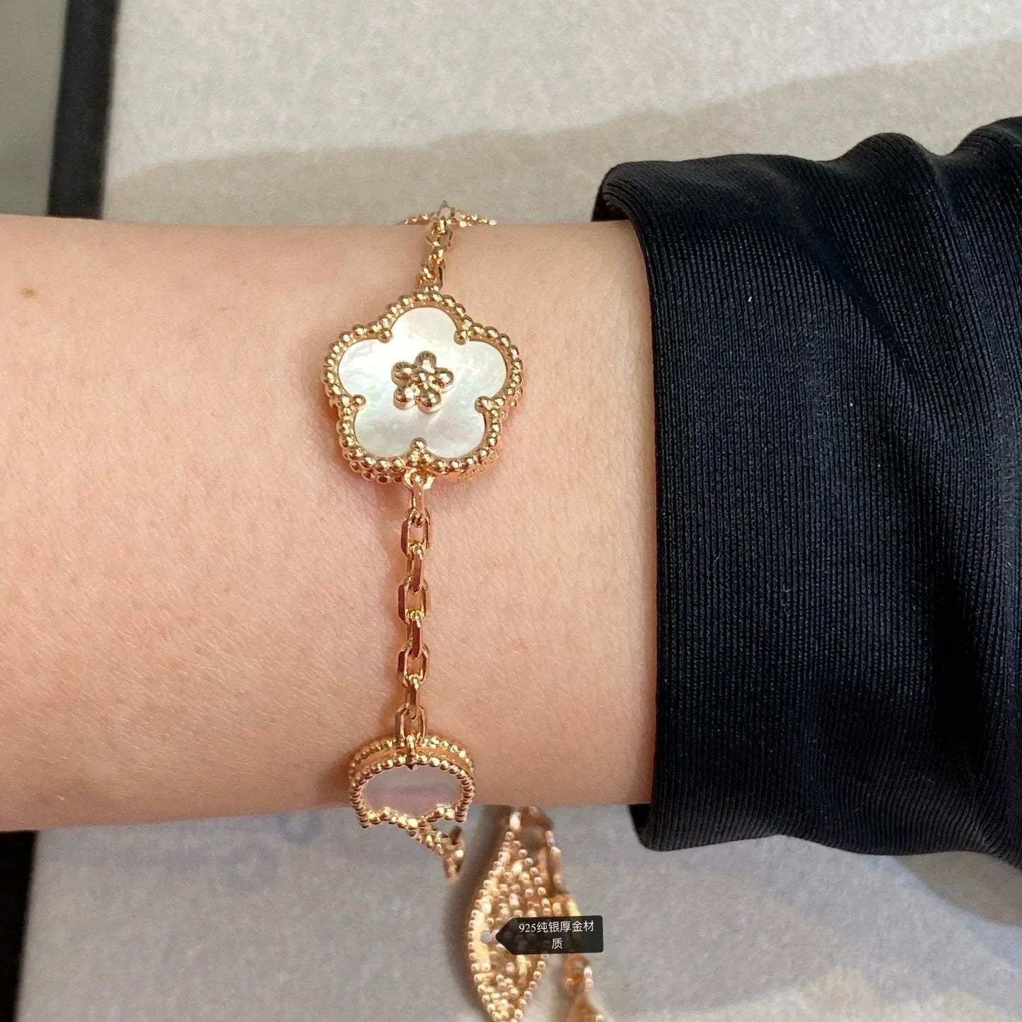 [Panda Jewelry]LUCKY SPRING 5 MOTIF BRACELET