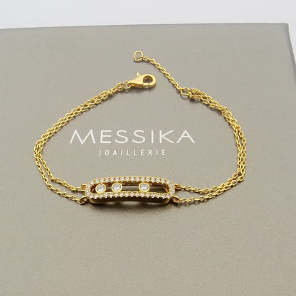 [Panda Jewelry] Move Classique pav茅 bracelet