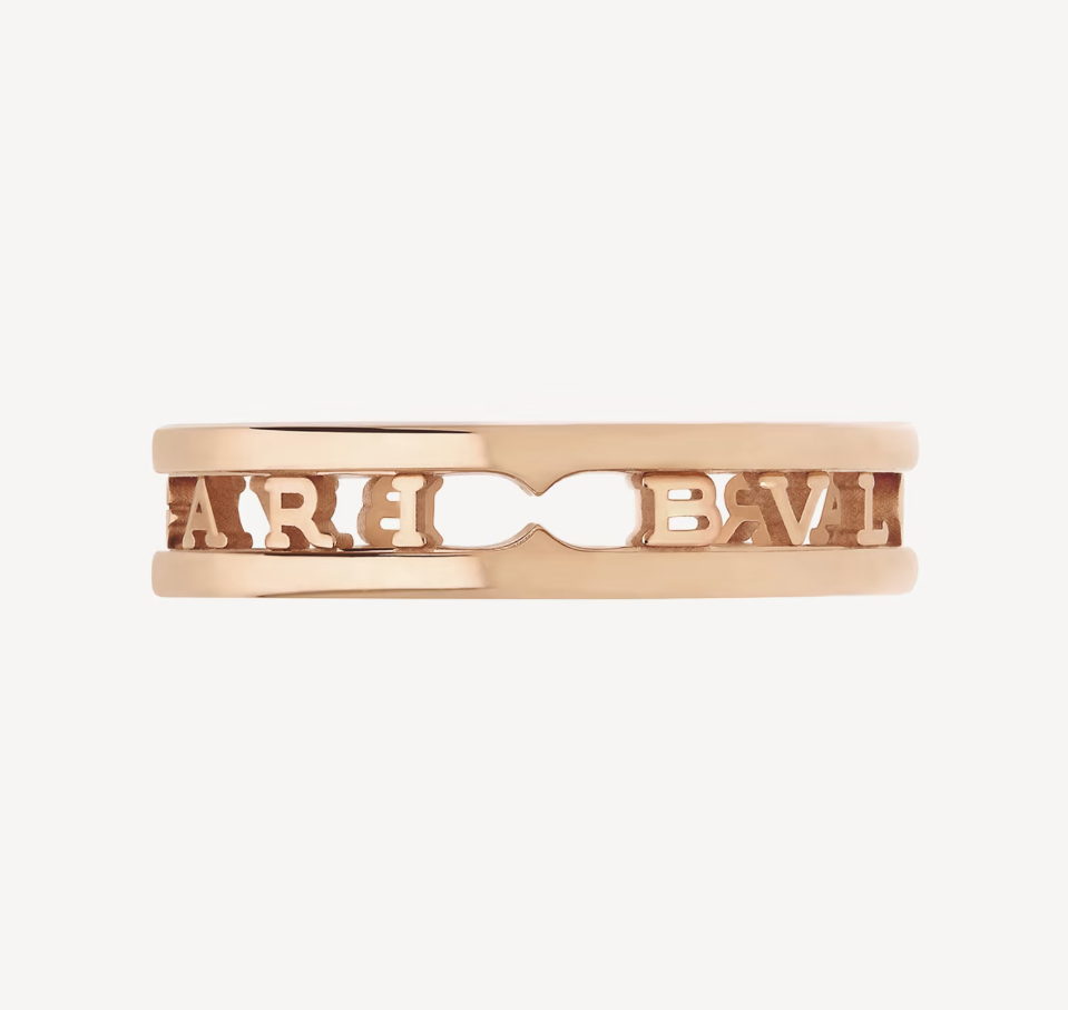 [Panda Jewelry]ZERO 1 ONE-BAND WITH OPENWORK LOGO SPIRAL RING
