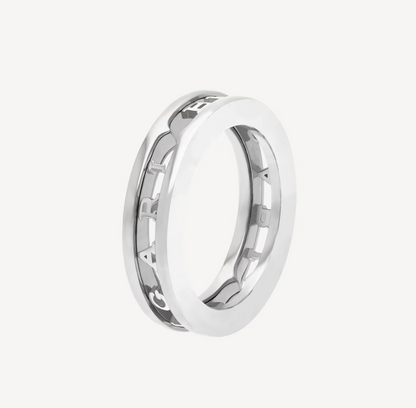[Panda Jewelry]ZERO 1 ONE-BAND WITH OPENWORK LOGO SPIRAL RING