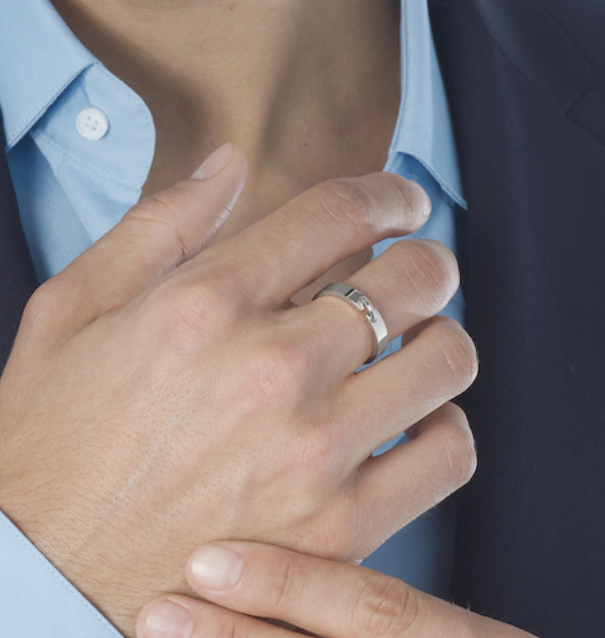 [Panda Jewelry]ALLIANCE LIENS VIDENCE 4MM RING