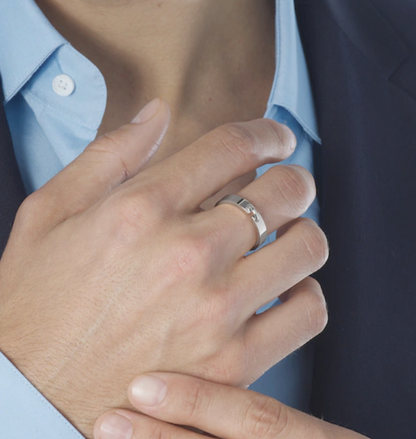 [Panda Jewelry]ALLIANCE LIENS VIDENCE 4MM RING