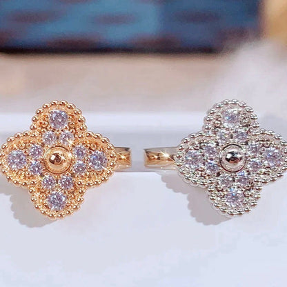 [Panda Jewelry]CLOVER DIAMOND RING