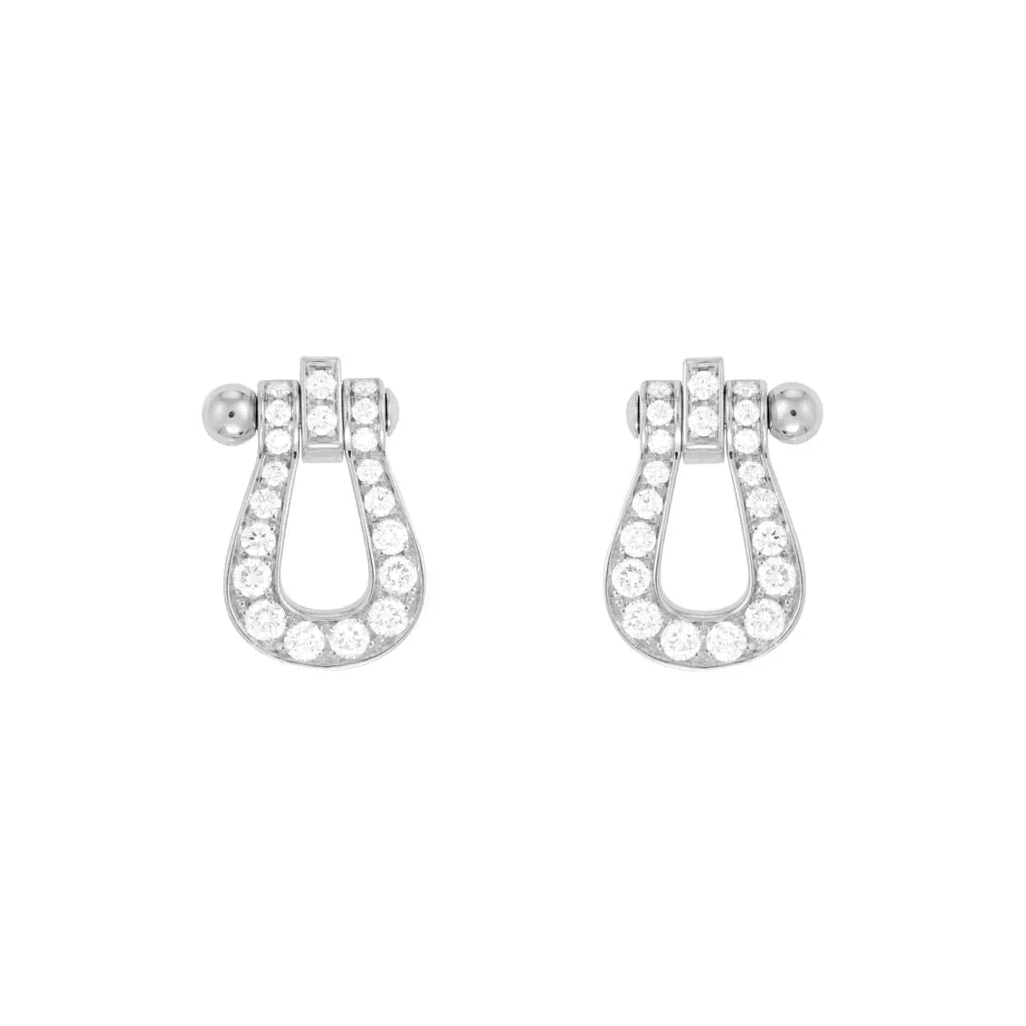 [Panda Jewelry]FORCE 10 FULL DIAMOND STUD EARRINGS MINI MODEL