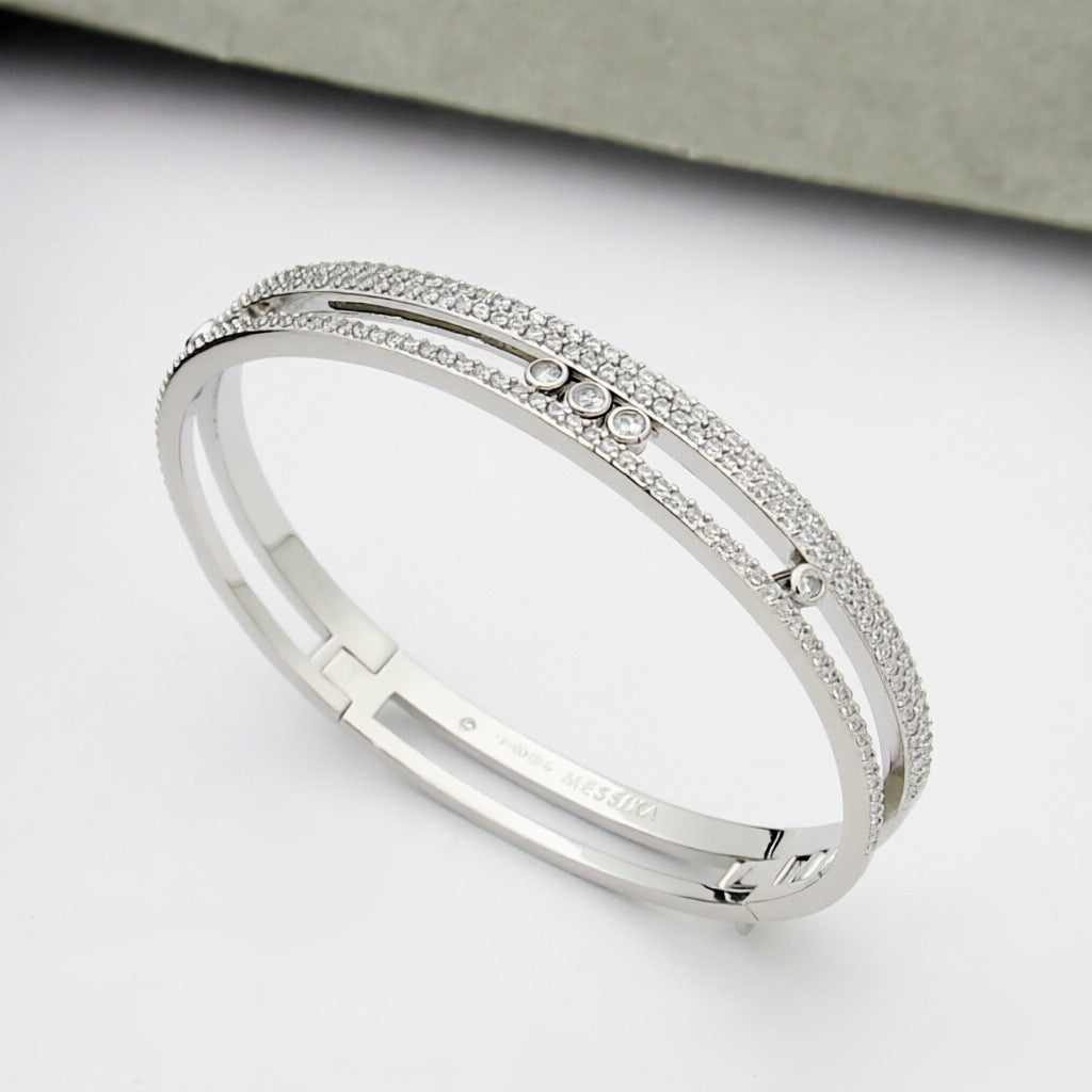 [Panda Jewelry]Move Romane pav茅 bangle