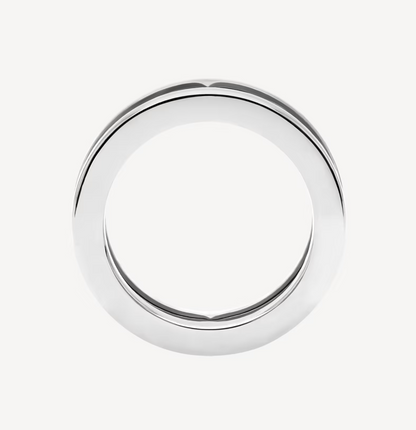 [Panda Jewelry]ZERO 1 ONE-BAND WITH OPENWORK LOGO SPIRAL RING