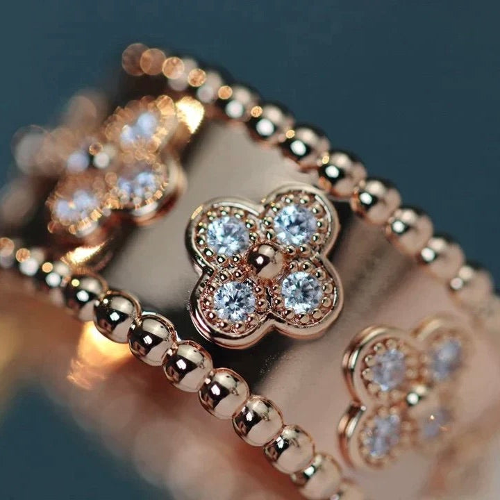 [Panda Jewelry]CLOVER KALEIDOSCOPE RING 10MM