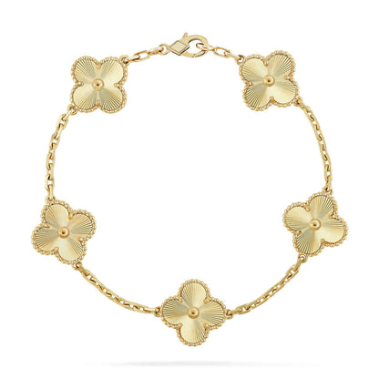 [Panda Jewelry] CLOVER 5 MOTIF LASER BRACELET COLLECTION