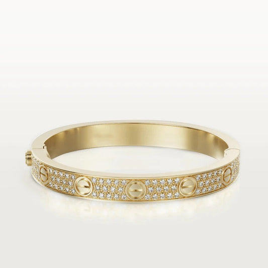 [Panda Jewelry]LOVE BRACELET 6.1MM DIAMOND-PAVED