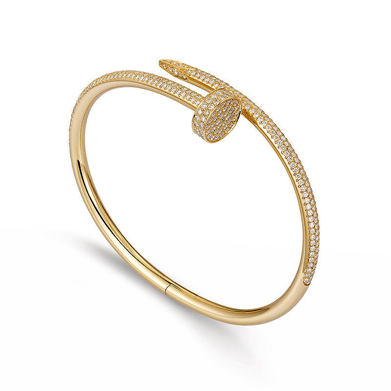 [Panda Jewelry]JUSTE BRACELET 3.5MM ALL DIAMONDS