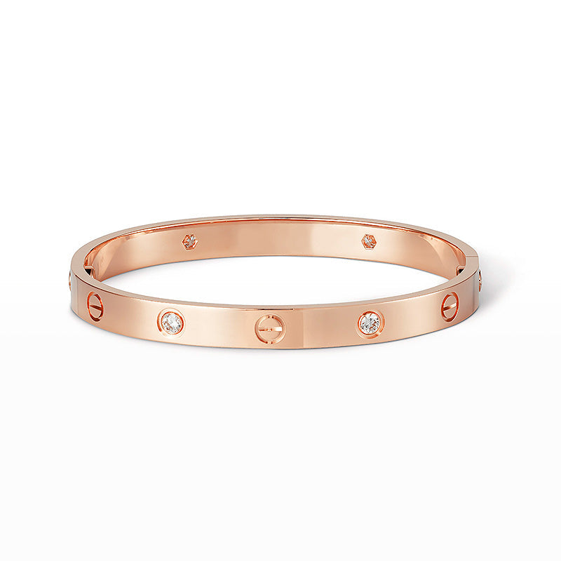 [Panda Jewelry]LOVE BRACELET 6.1MM 4 DIAMONDS
