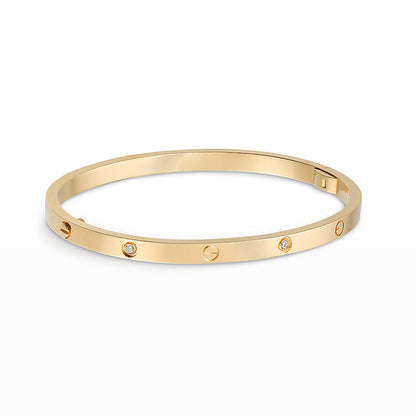 [Panda Jewelry]LOVE BRACELET 3.65MM 6 DIAMONDS