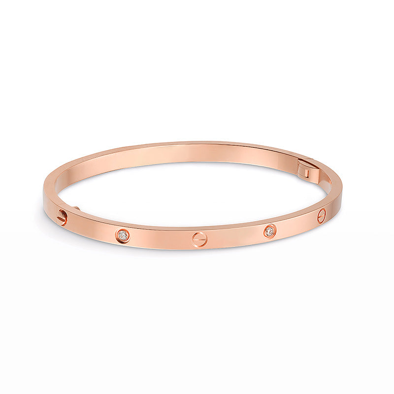 [Panda Jewelry]LOVE BRACELET 3.65MM 6 DIAMONDS