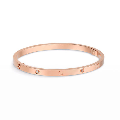 [Panda Jewelry]LOVE BRACELET 3.65MM 6 DIAMONDS