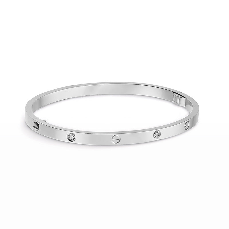 [Panda Jewelry]LOVE BRACELET 3.65MM 6 DIAMONDS