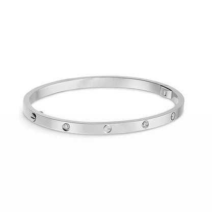 [Panda Jewelry]LOVE BRACELET 3.65MM 6 DIAMONDS