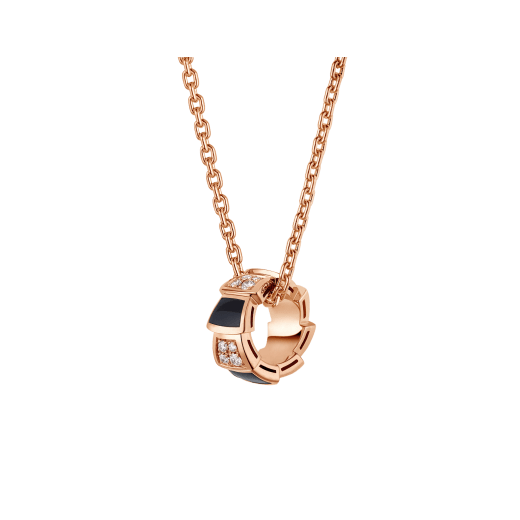[Panda Jewelry]SERPENTI PEDANT DIAMOND NECKLACE