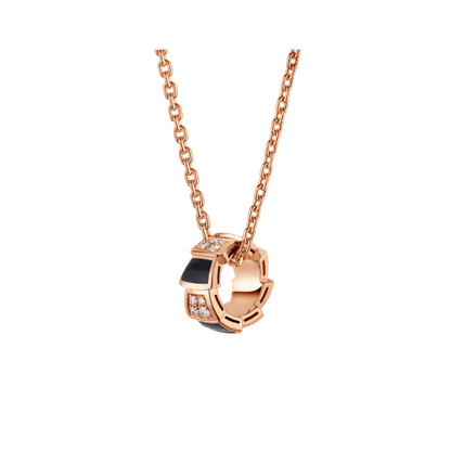 [Panda Jewelry]SERPENTI PEDANT DIAMOND NECKLACE