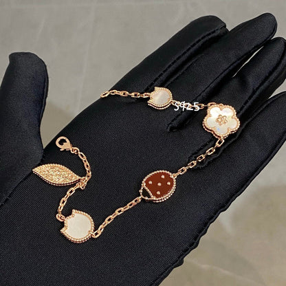 [Panda Jewelry]LUCKY SPRING 5 MOTIF BRACELET