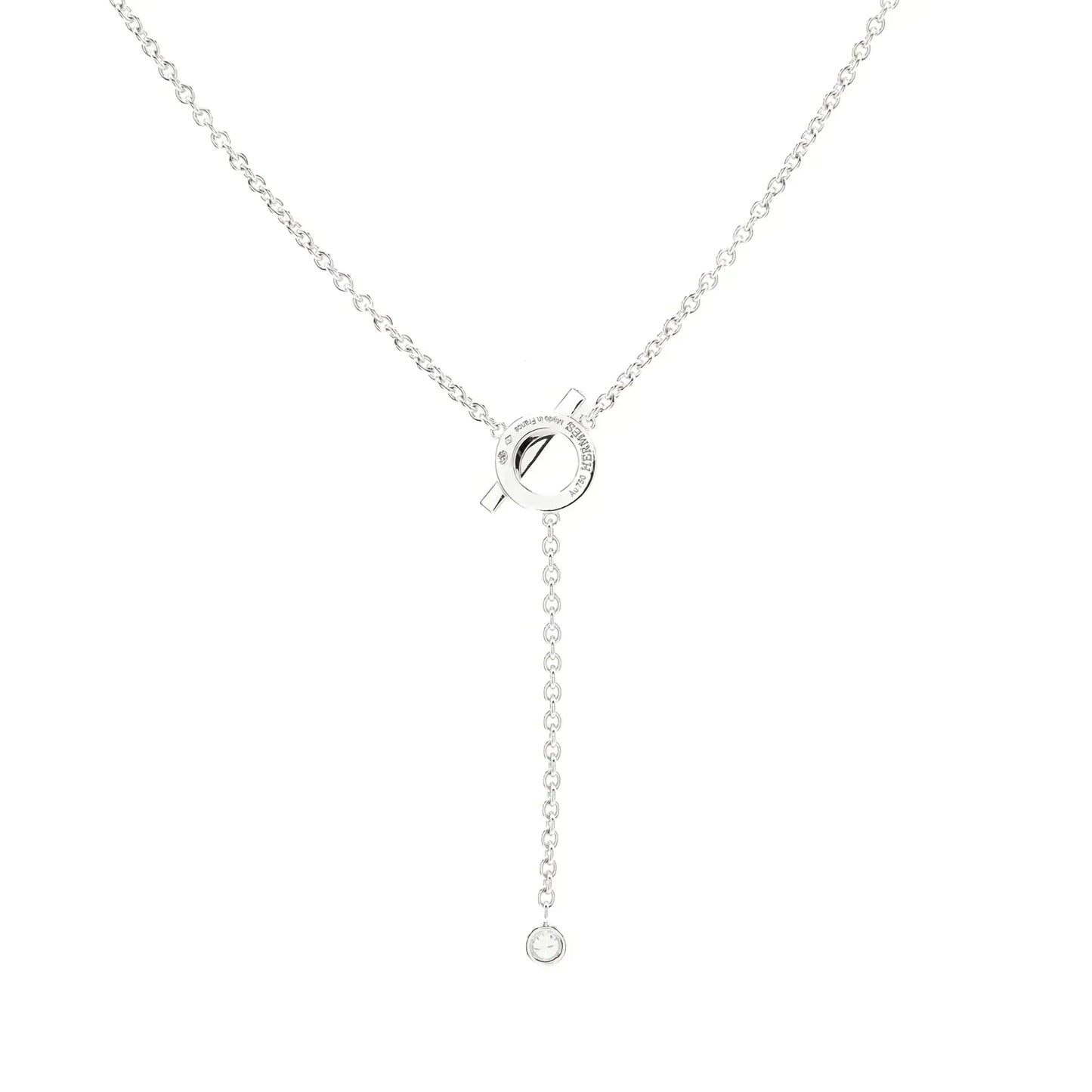 [Panda Jewelry]FINESSE SILVER DIAMOND NECKLACE