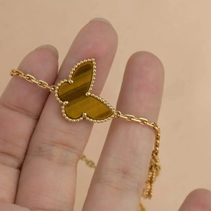 [Panda Jewelry]LUCKY SPRING 5 MOTIF GOLD BRACELET