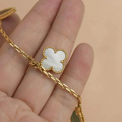 [Panda Jewelry]LUCKY SPRING 5 MOTIF GOLD BRACELET