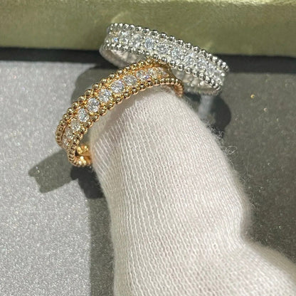 [Panda Jewelry]PERLEE DIAMOND ROSE GOLD RING