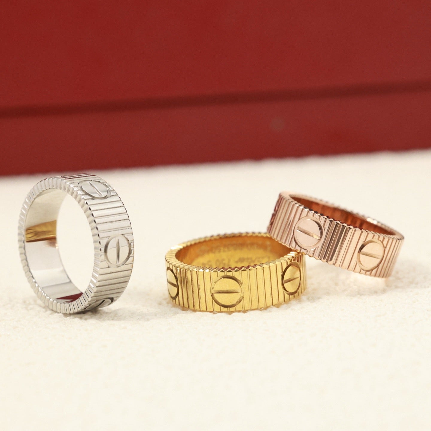 [Panda Jewelry] 2025 NEW LOVE RING BRUSHED STYLE