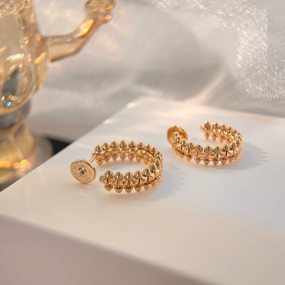 [Panda Jewelry]CLASH SMALL HOOP EARRINGS