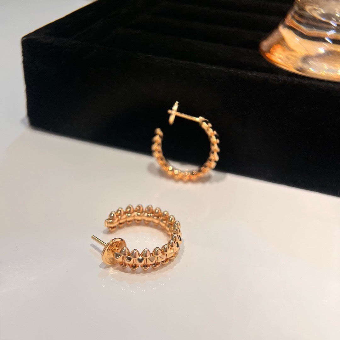 [Panda Jewelry]CLASH SMALL HOOP EARRINGS