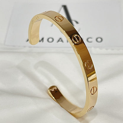 [Panda Jewelry]LOVE BRACELET 6.1MM OPEN CUFF